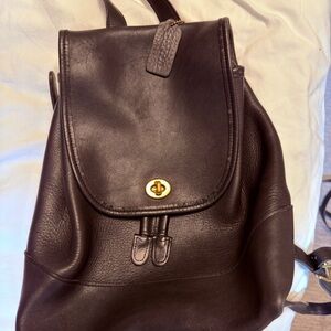Black Coach Daypack 90’s vintage
